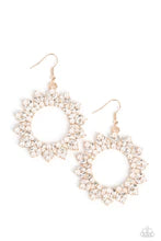 Paparazzi Earrings - Combustible Couture - Gold