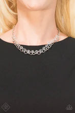 Paparazzi Necklaces - Block Party Princess - White