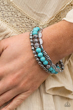 Paparazzi Bracelets - Trail Mix Mecca - Blue