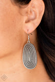 Paparazzi Earrings - Desert Climate - Silver - Fashion Fix - August 2021