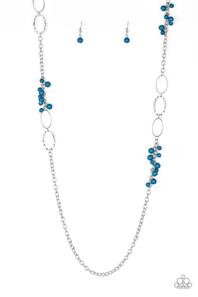 Paparazzi Necklaces - Flirty Foxtrot - Blue