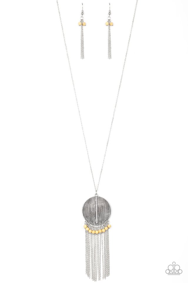 Paparazzi Necklaces - Get A Roam - Yellow