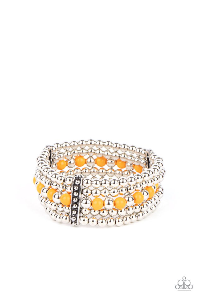 Paparazzi Bracelets - Gloss Over the Details - Orange