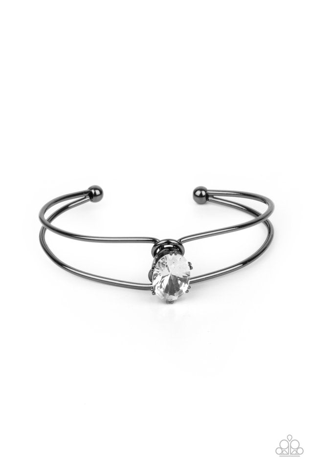 Paparazzi Bracelets - GLOW No Mercy - Black