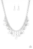 Paparazzi Necklaces - Heir-Headed - White