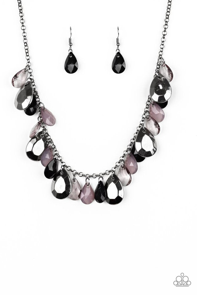 Paparazzi Necklaces - Hurricane Season - Black