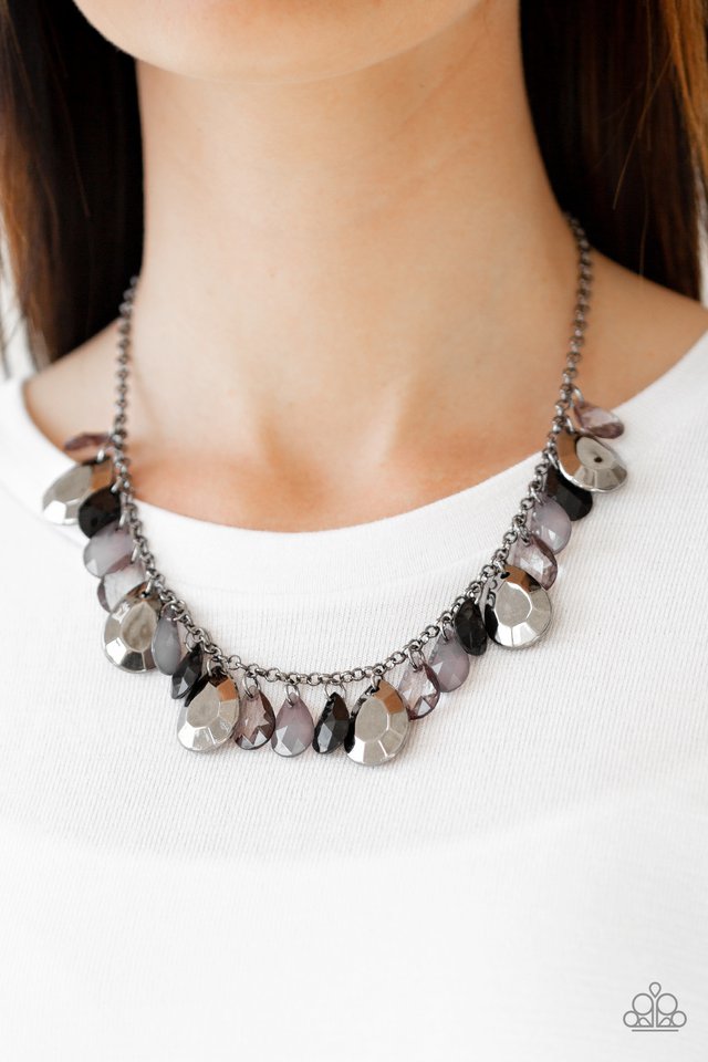 Paparazzi Necklaces - Hurricane Season - Black