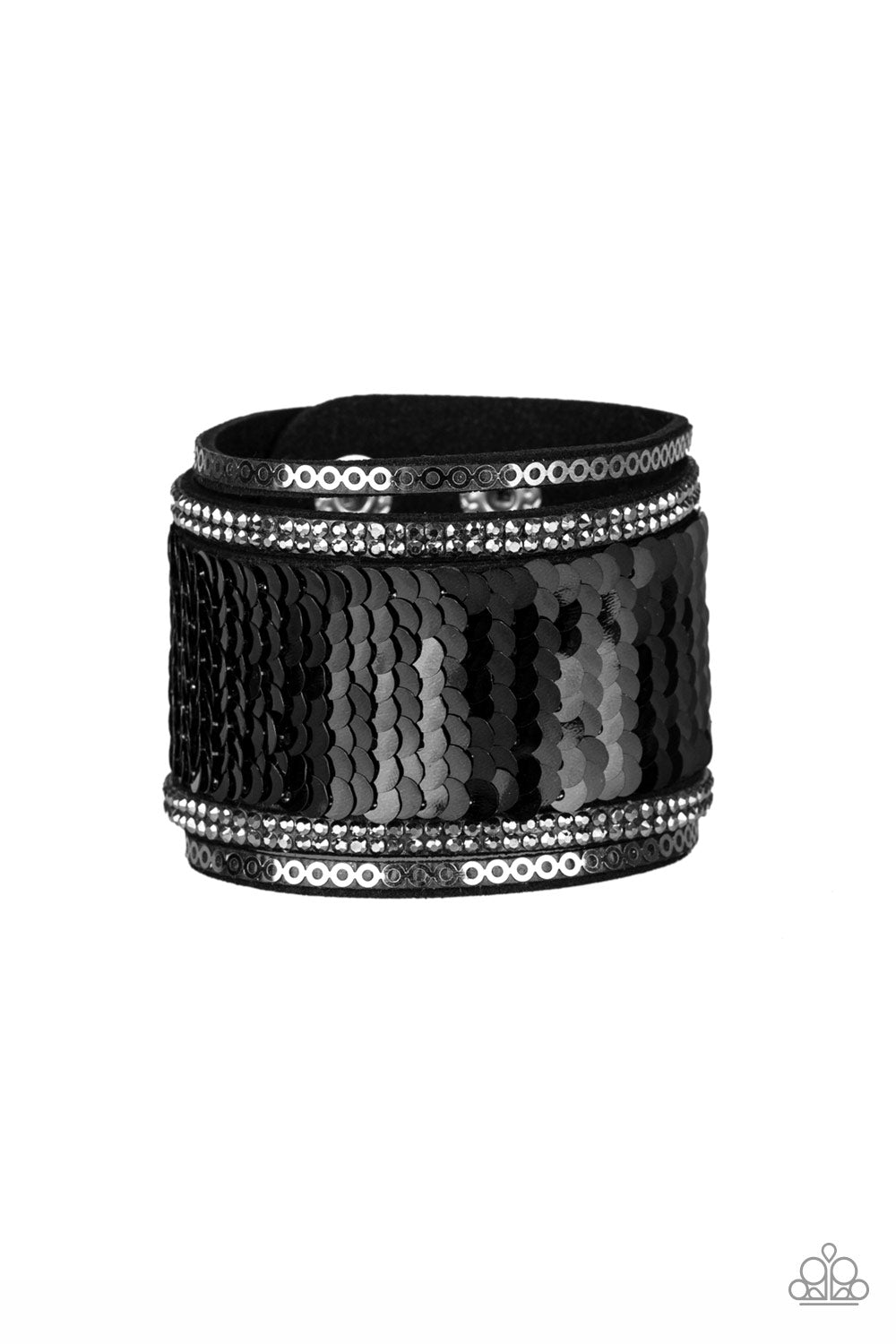 Paparazzi Urban Bracelets - Heads Or Mermaid Tails - Black