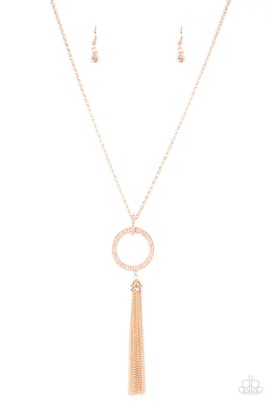 Paparazzi Necklaces - Straight to the Top - Gold
