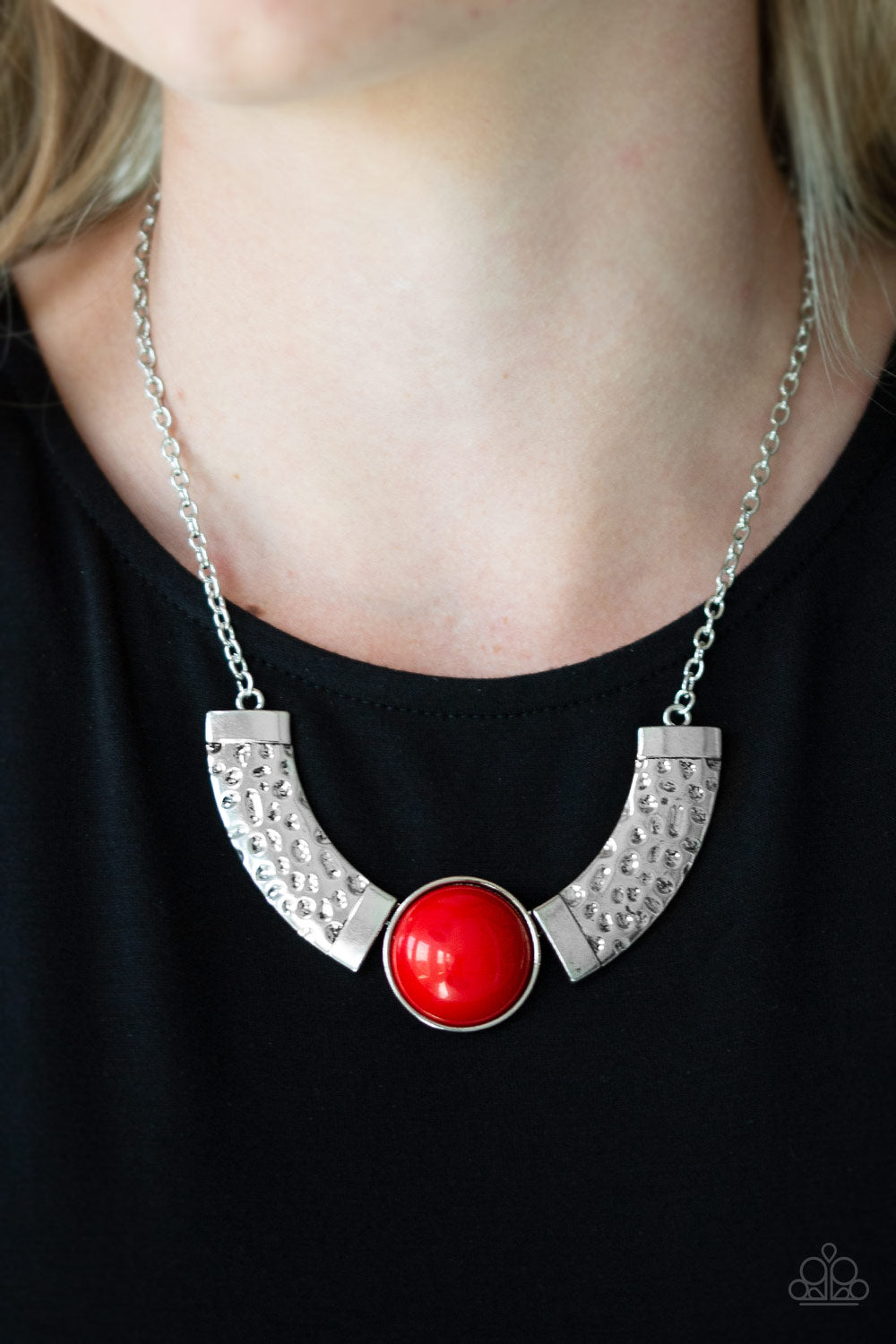 Paparazzi Necklaces - Egyptian Spell - Red
