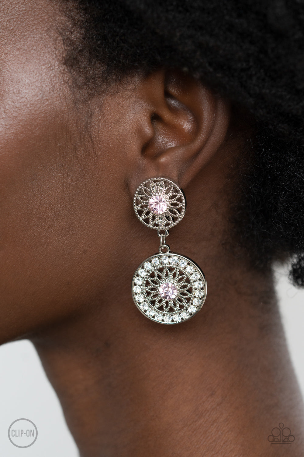 Paparazzi Earrings - Life of the Garden Party - Pink