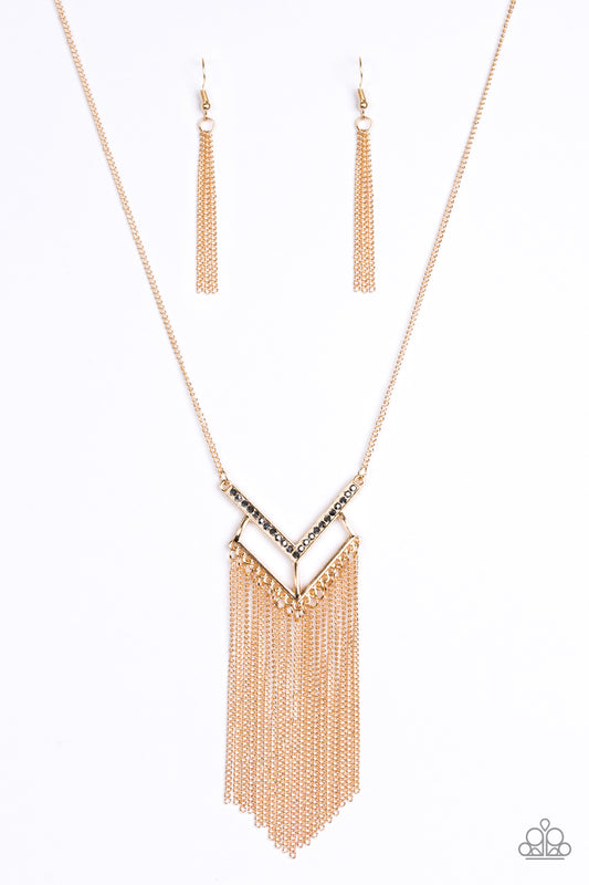 Paparazzi Necklaces - Alpha Glam - Gold