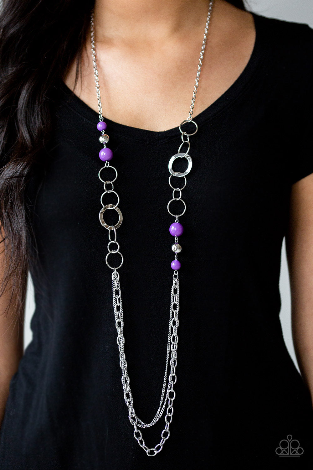 Paparazzi Necklaces - Modern Motley - Purple