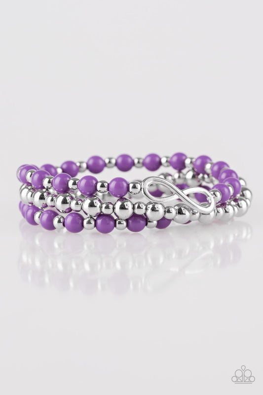 Paparazzi Bracelets - Immeasurably Infinite - Purple