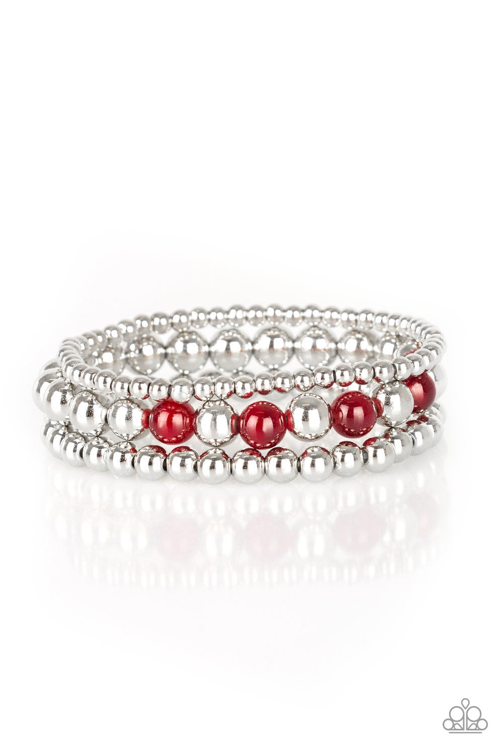 Paparazzi Bracelets - Always on the Glow - Red