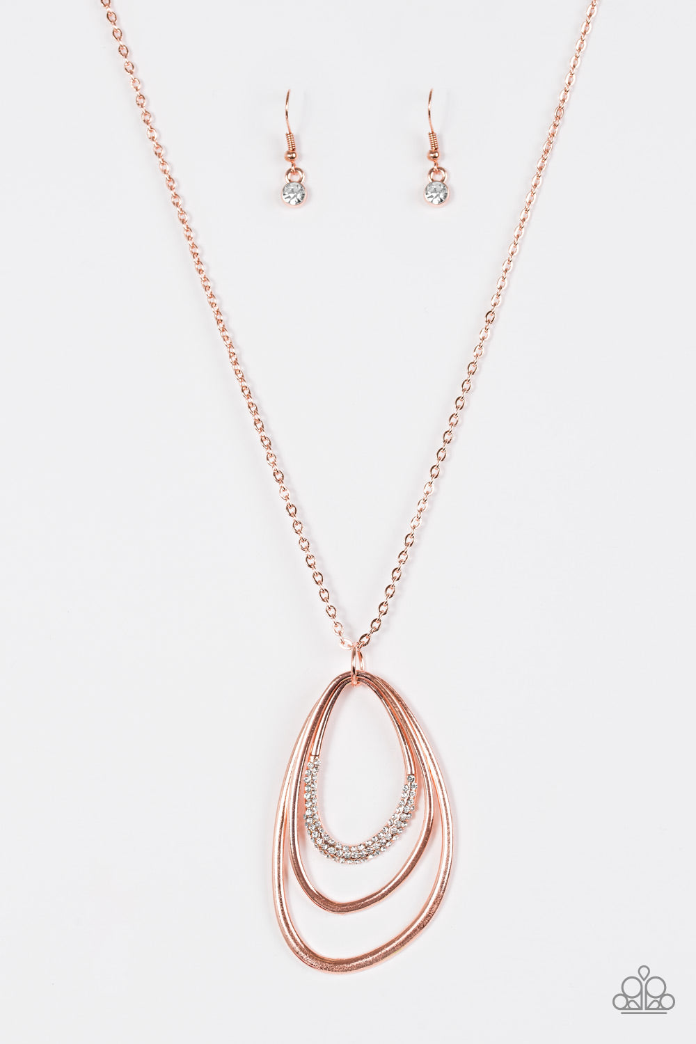 Paparazzi Necklaces - Already Aglow - Copper