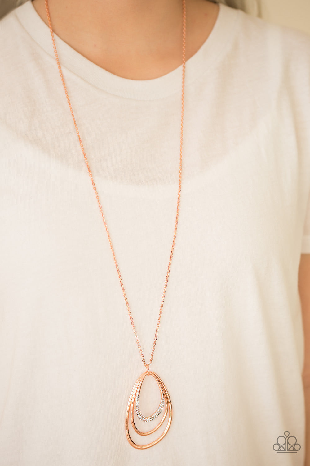 Paparazzi Necklaces - Already Aglow - Copper