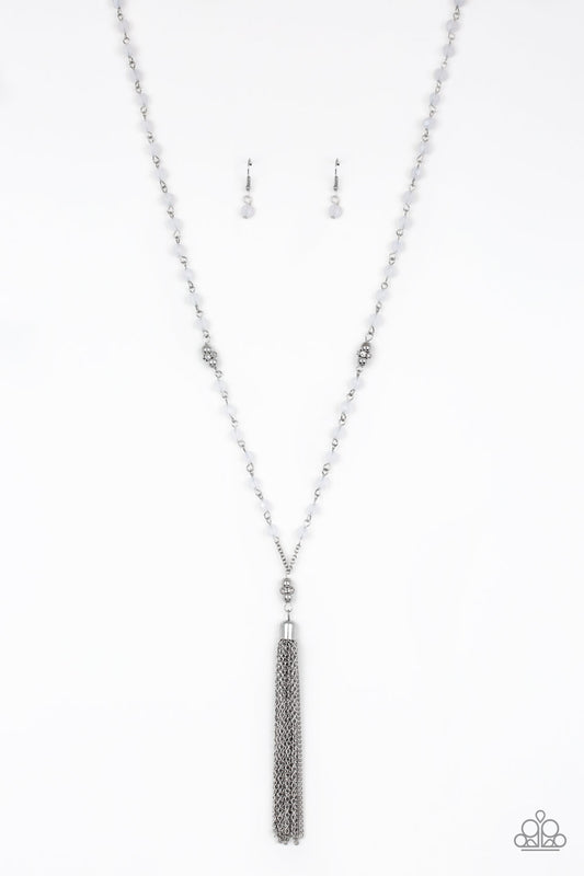 Paparazzi Necklaces - Tassel Takeover - White