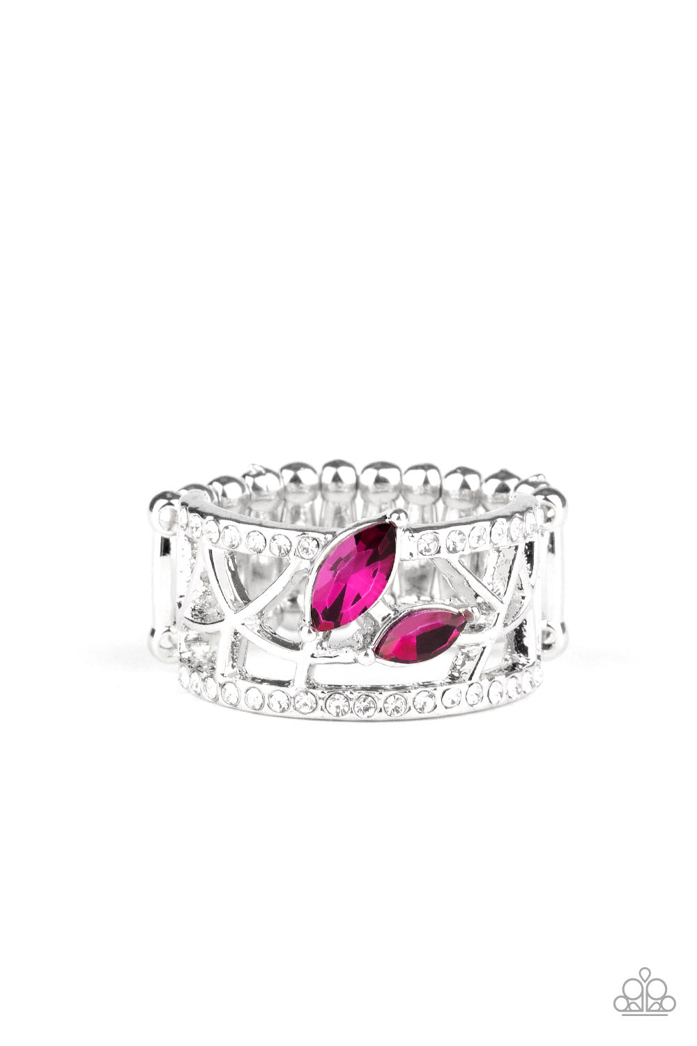 Paparazzi Rings - Tilted Twinkle - Pink