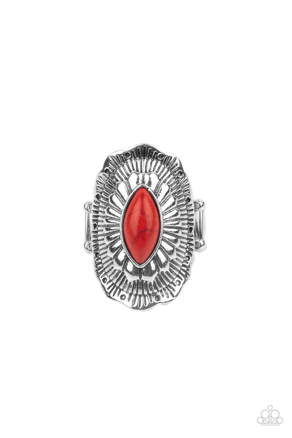 Paparazzi Rings - Ornamental Allure - Red