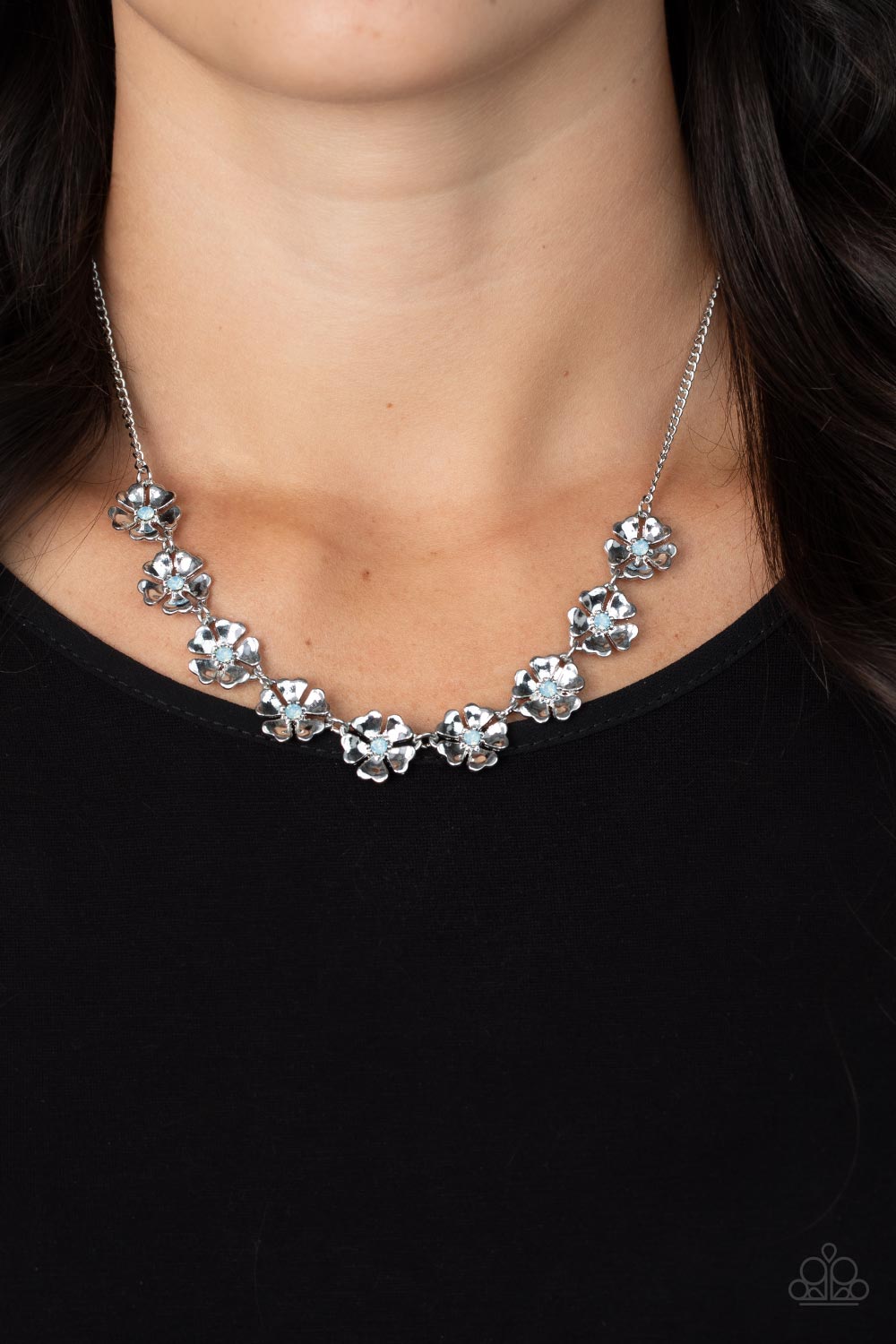 Paparazzi Necklaces - Petunia Palace - Blue