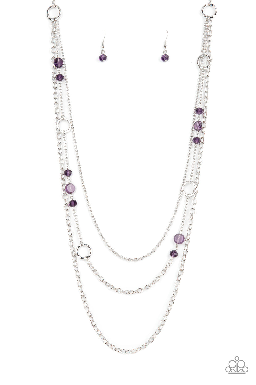 Paparazzi Necklaces - Starry-Eyed Eloquence - Purple