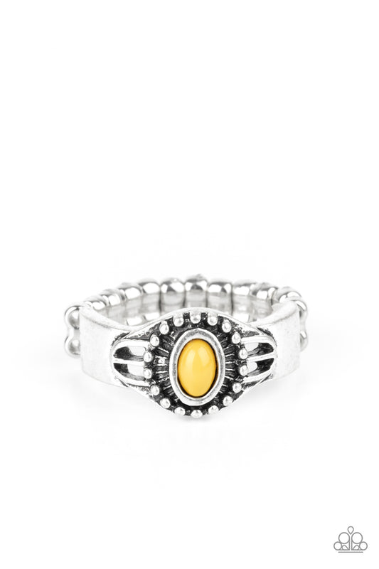 Paparazzi Rings - Right on Trek - Yellow