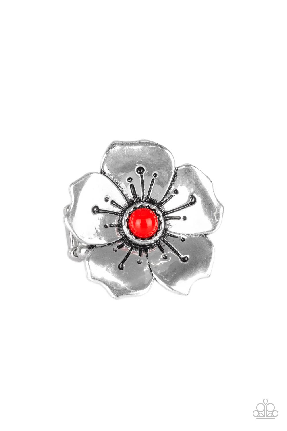 Paparazzi Rings - Boho Blossom - Red