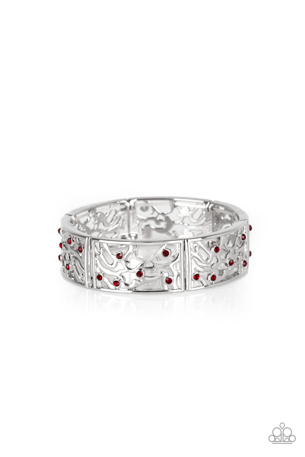 Paparazzi Bracelets - Yours and Vine - Red