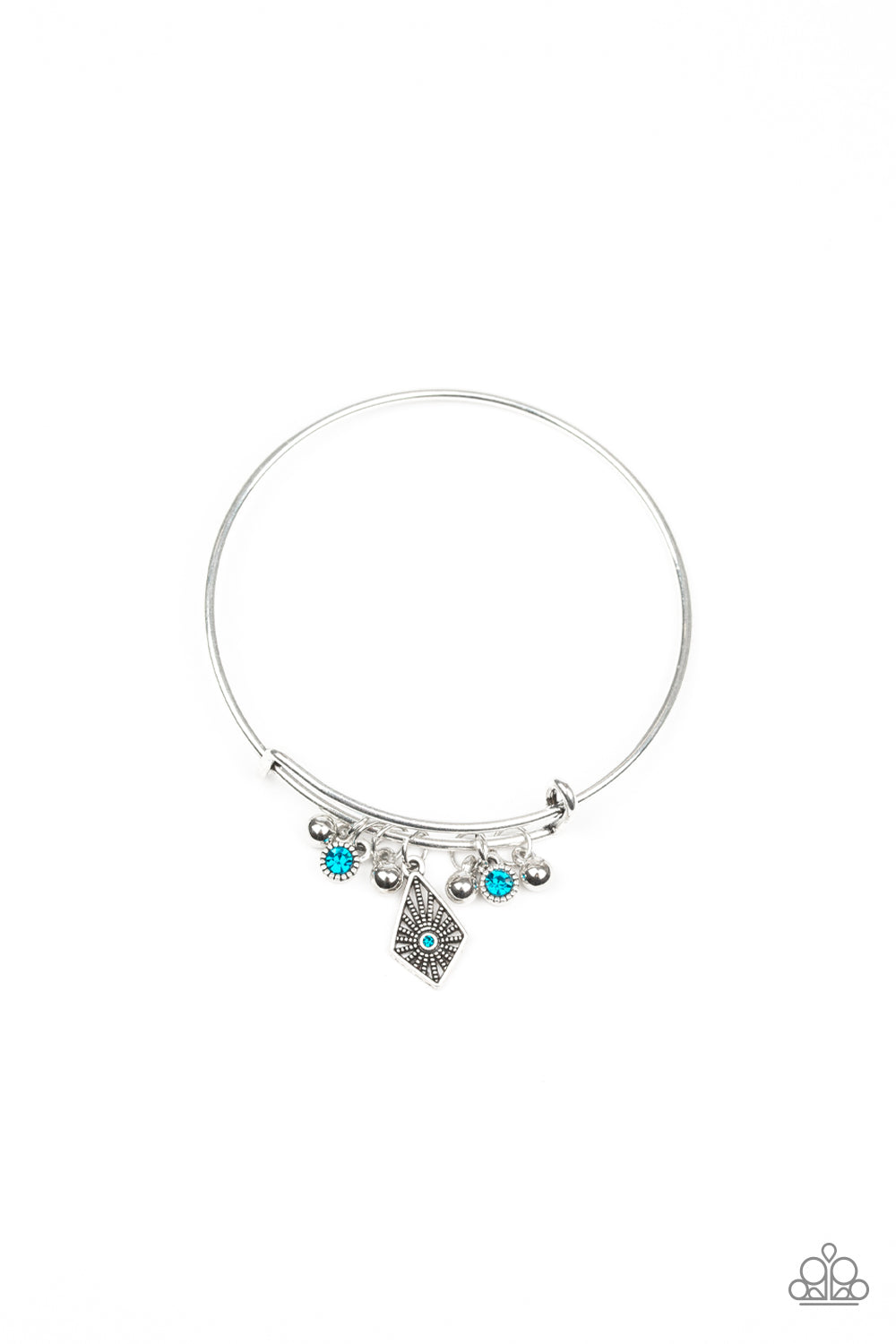 Paparazzi Bracelets - Treasure Charms - Blue