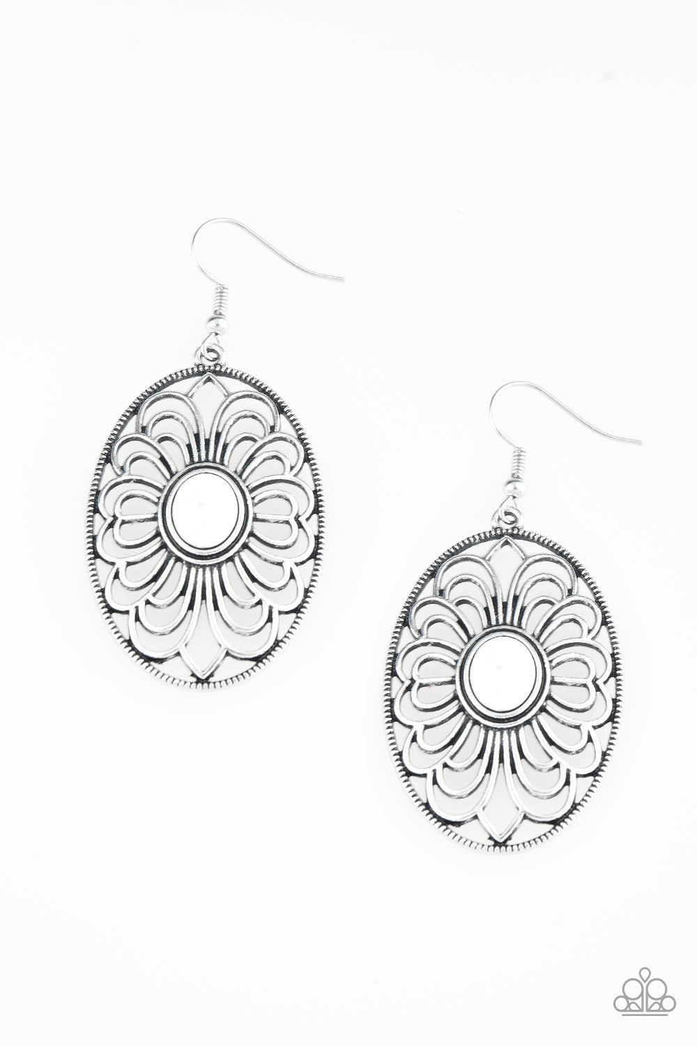 Paparazzi Earrings - Really Whimsy - White