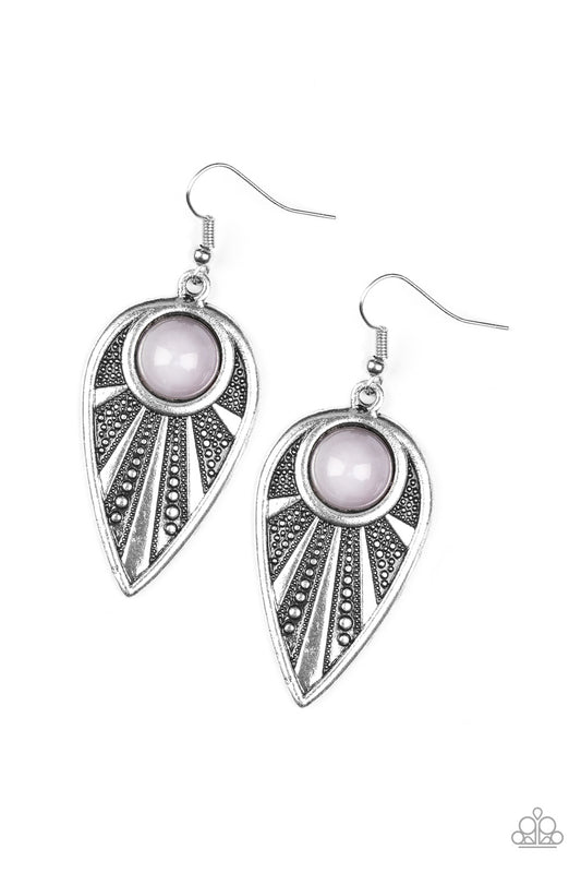 Paparazzi Earrings - Take a Walkabout - Silver