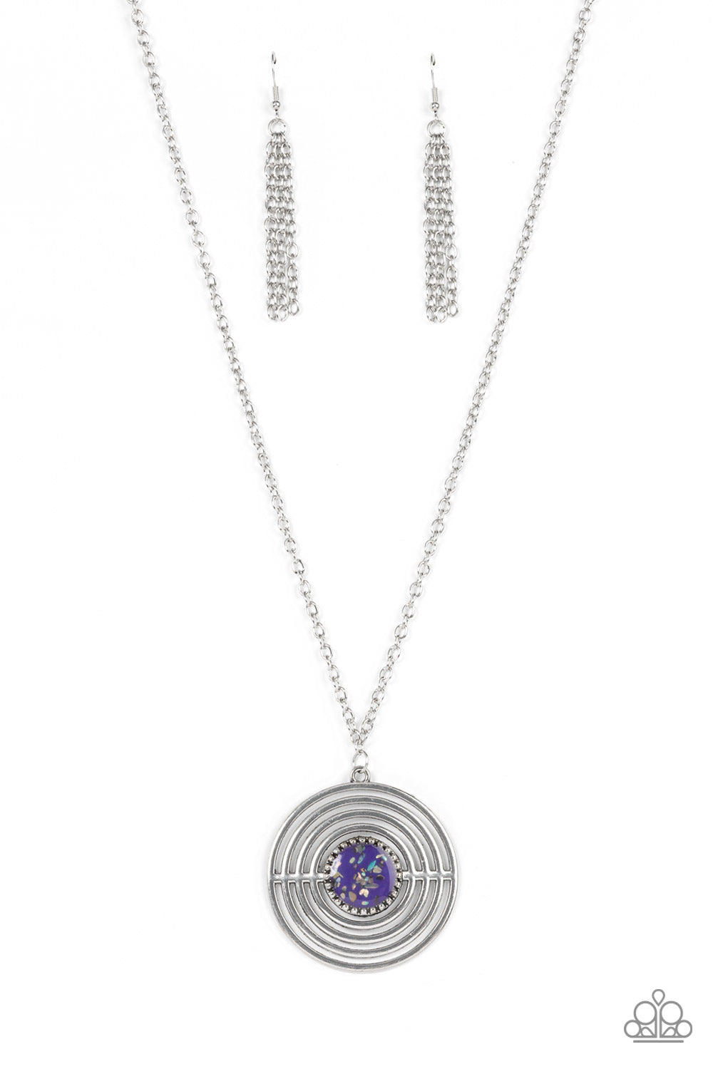 Paparazzi Necklaces - Targeted Tranquility - Purple