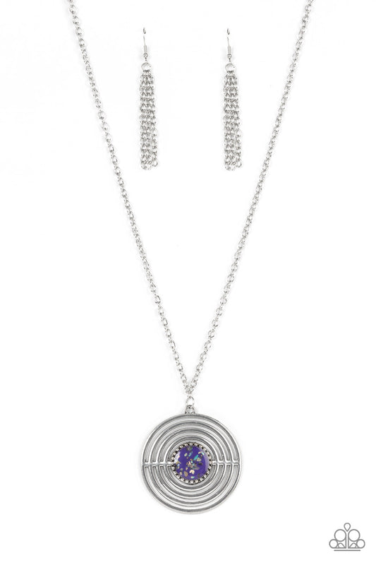 Paparazzi Necklaces - Targeted Tranquility - Purple