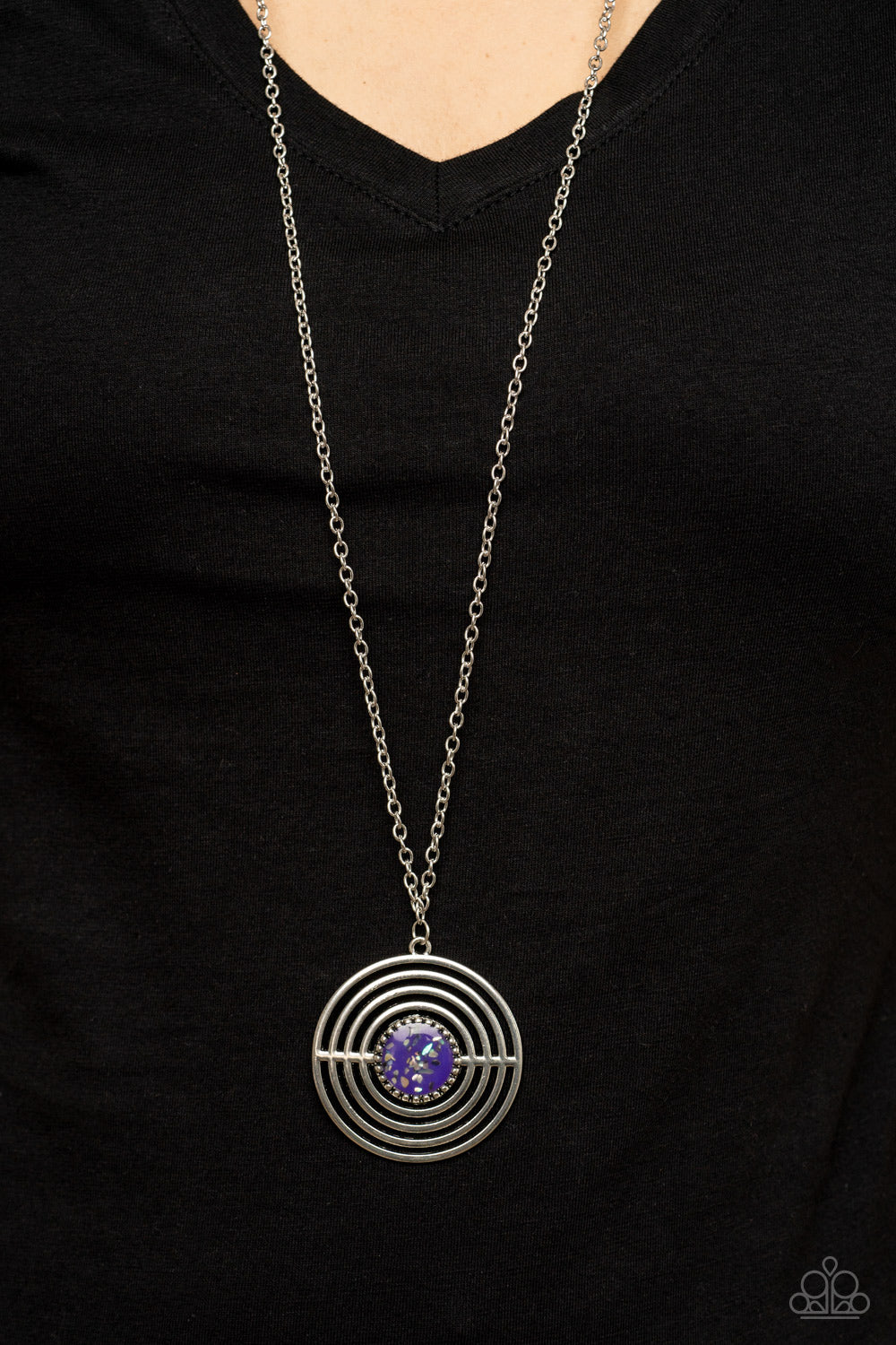 Paparazzi Necklaces - Targeted Tranquility - Purple