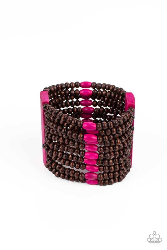 Paparazzi Bracelets - Tropical Trendsetter - Pink
