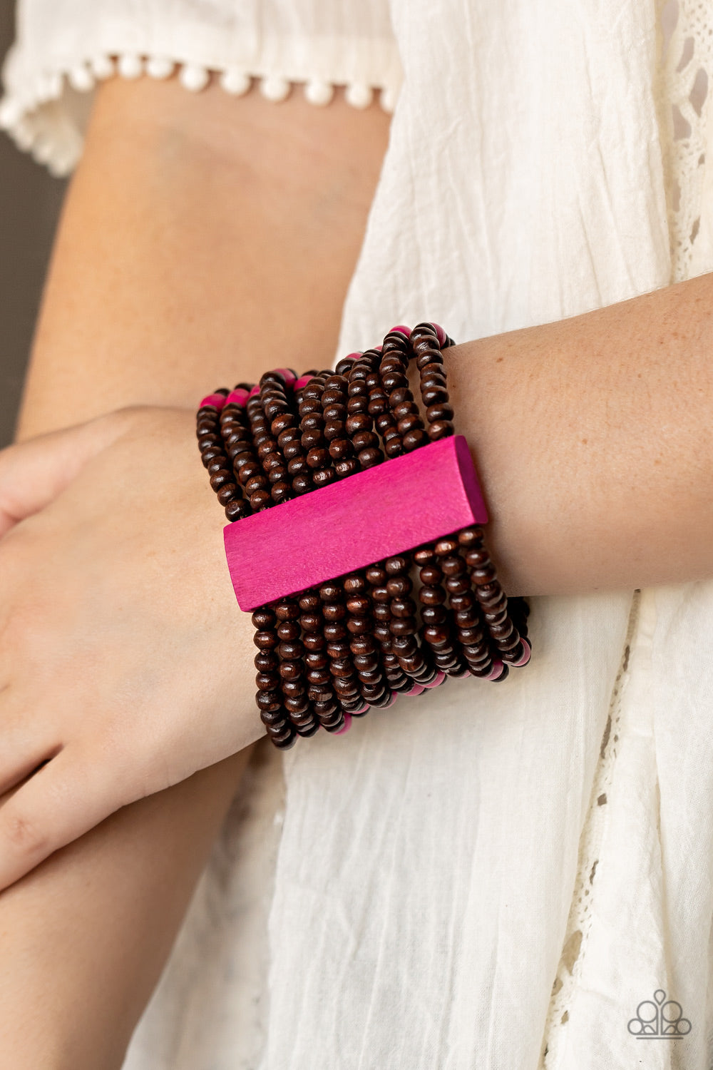 Paparazzi Bracelets - Tropical Trendsetter - Pink