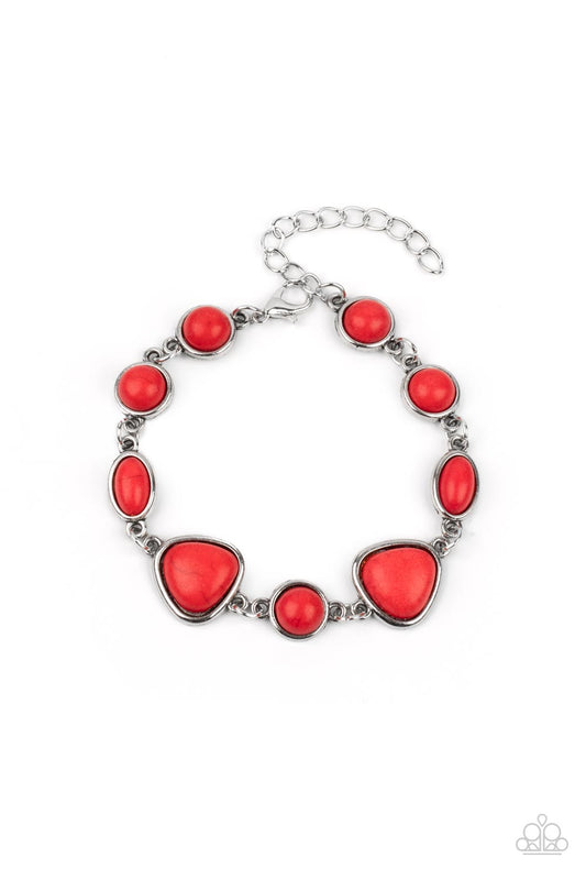 Paparazzi Bracelets - Ec0-Friendly Fashionista - Red