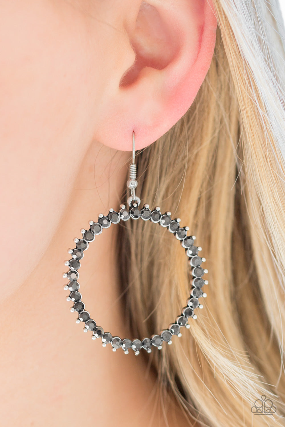 Paparazzi Earrings - Spark Their Attention - Silver