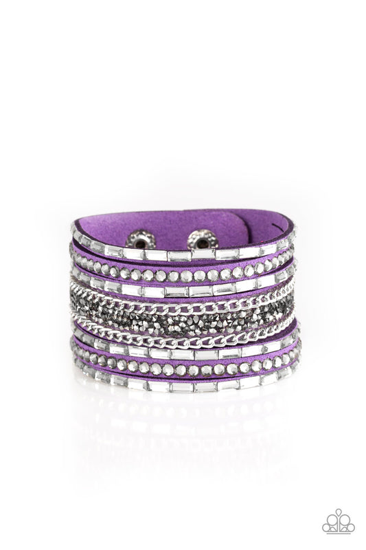 Paparazzi Urban Collection - Rhinestone Rumble - Purple