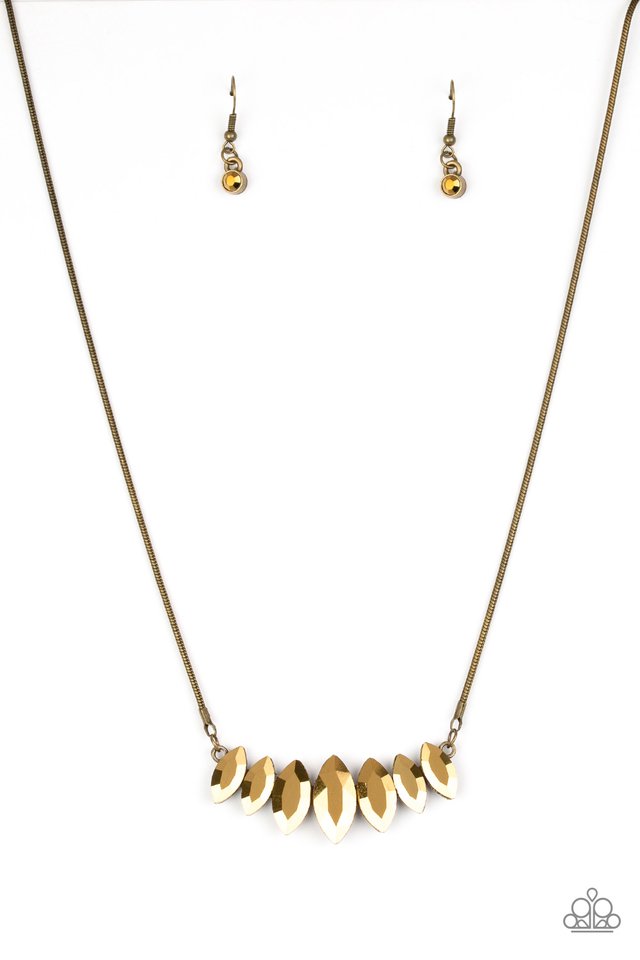 Paparazzi Necklaces - Leading Lady - Brass