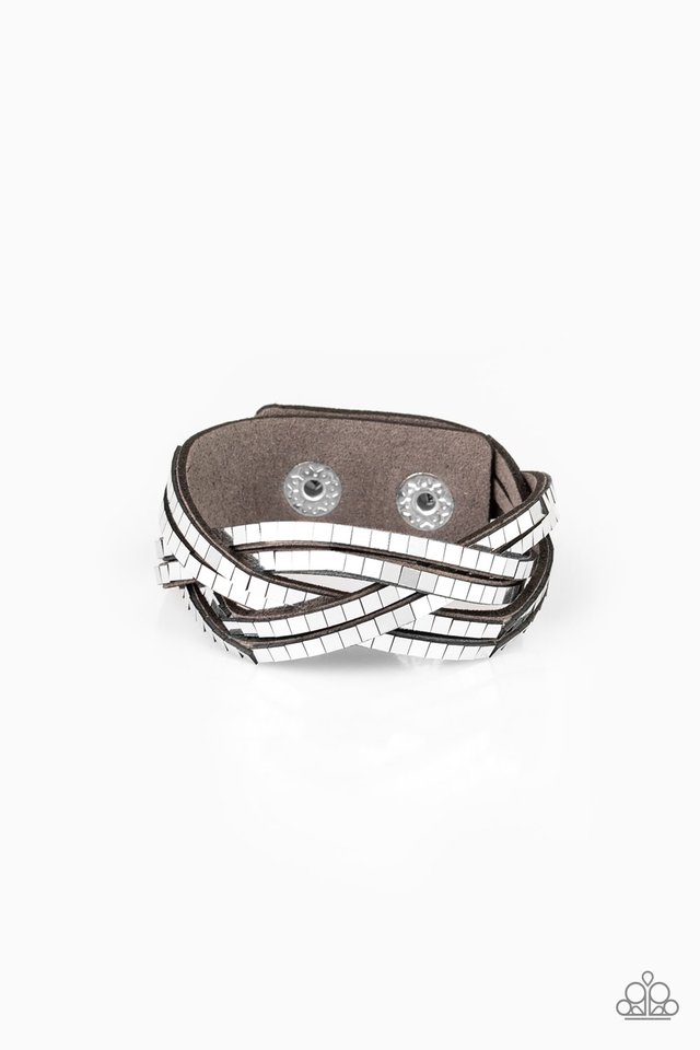 Paparazzi Urban Collection - Looking for Trouble - Silver Wrap