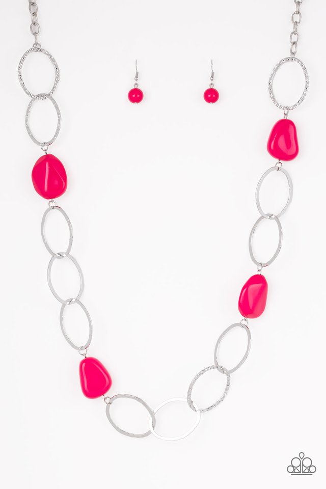 Paparazzi Necklaces - Modern Day Malibu - Pink