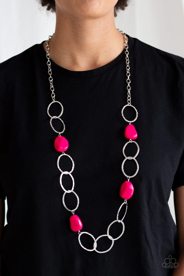Paparazzi Necklaces - Modern Day Malibu - Pink