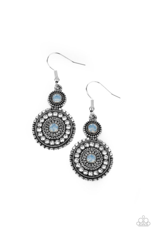 Paparazzi Earrings - Opulent Outreach - Blue