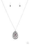 Paparazzi Necklaces - I am Queen - Purple
