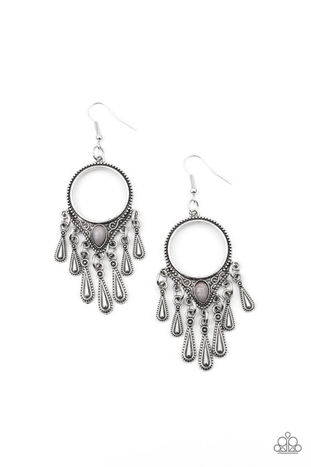 Paparazzi Earrings - Ranger Rhythm - Silver