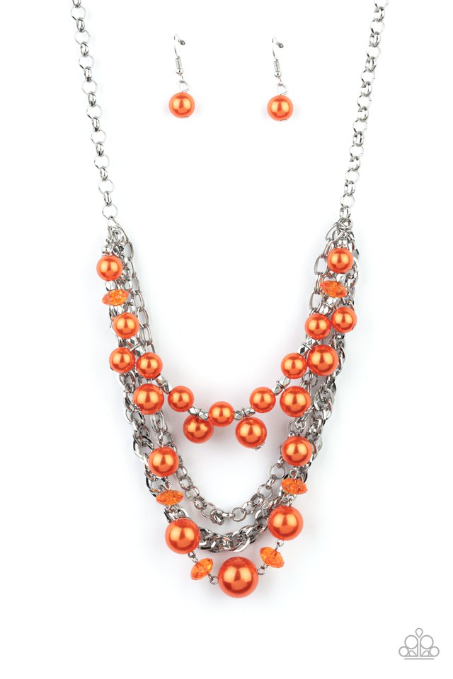 Paparazzi Necklaces - Rockin' Rockette - Orange