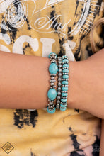 Paparazzi Bracelets - Take By Sandstorm - Blue - Fashion Fix