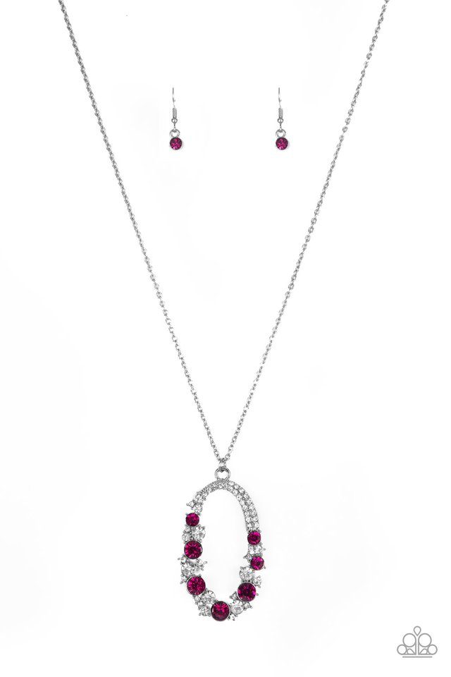 Paparazzi Necklaces - Spotlight Social - Pink